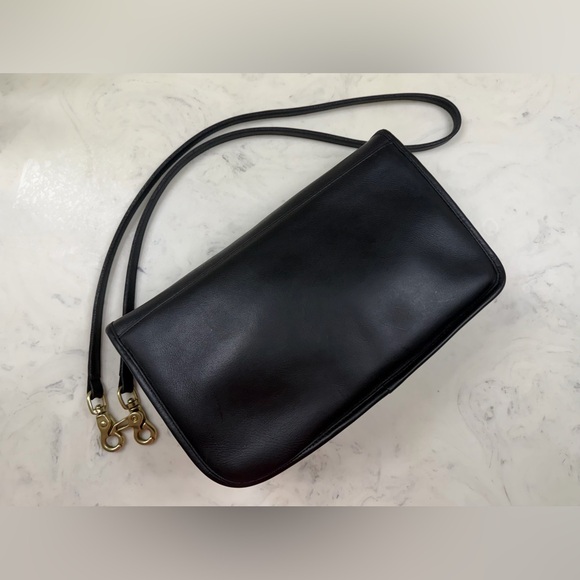 Vintage Coach Convertible Clutch style102 Turnlock Crossbody - Made in USA - Picture 7 of 12